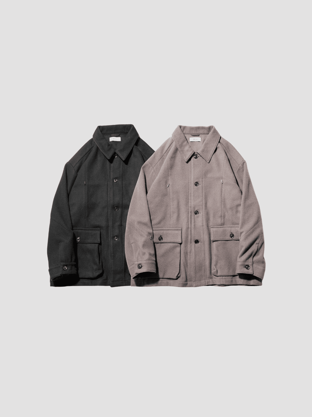 Afiit COVERALL JACKET BLACK、GREIGE(1/6)