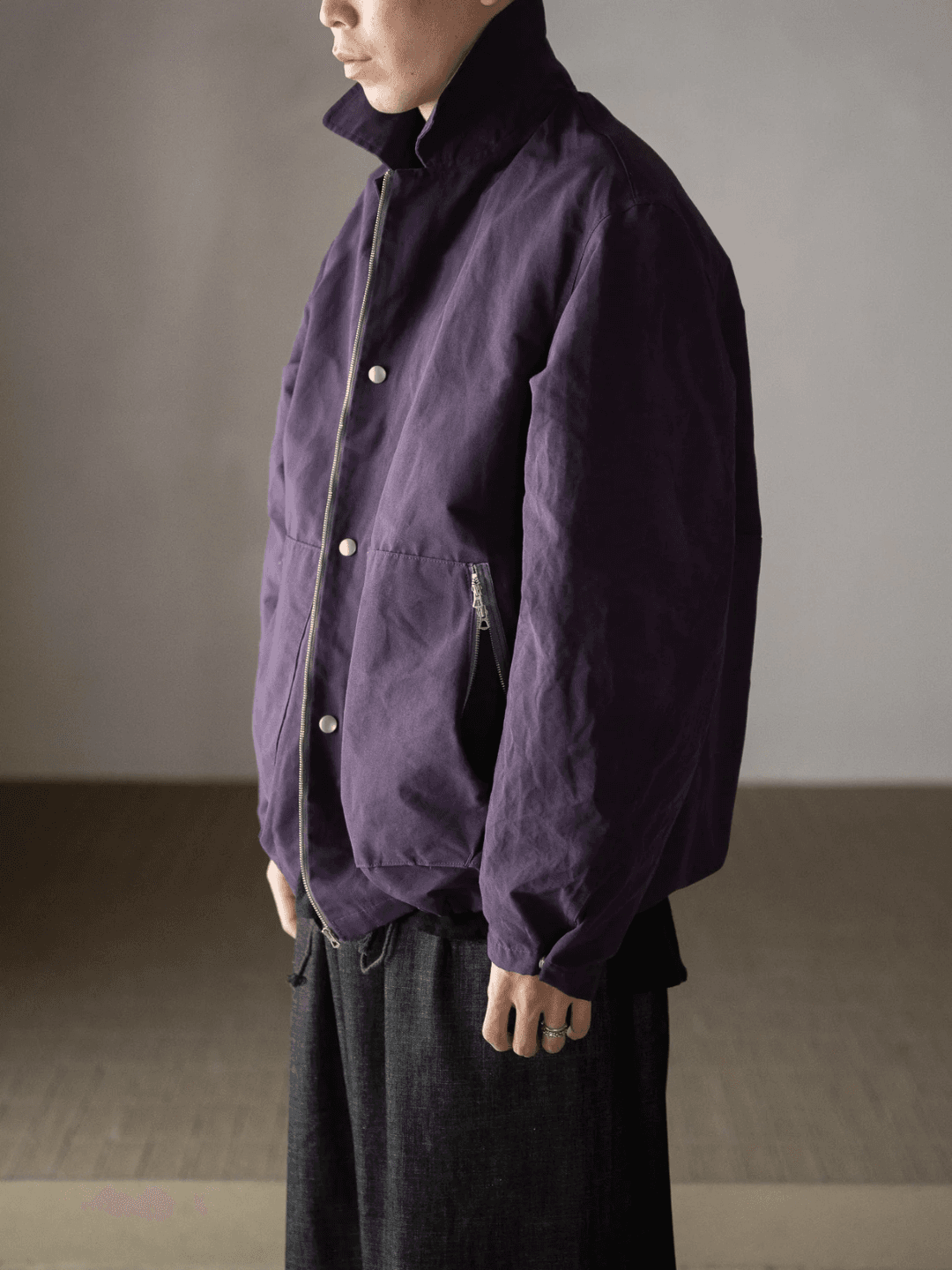barbell object coach jkt BLACK、PURPLE(7/7)