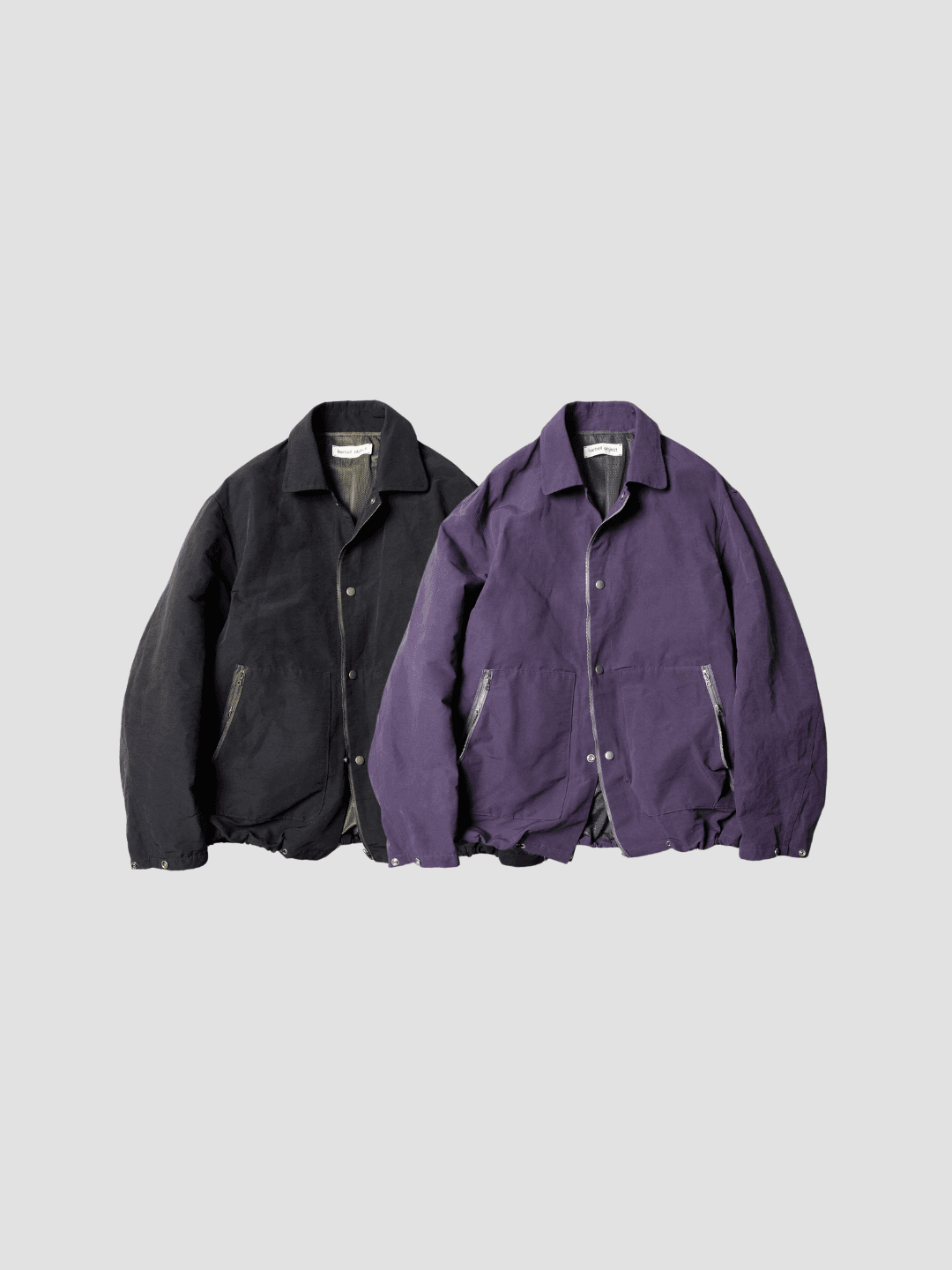 barbell object coach jkt BLACK、PURPLE(1/7)