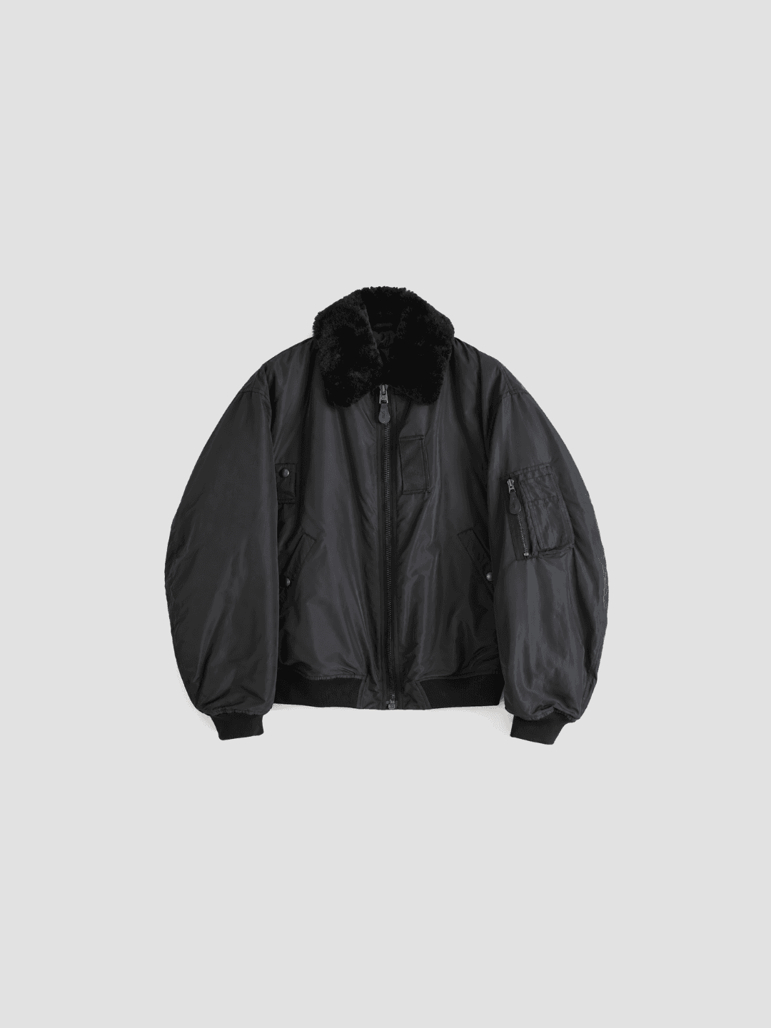 blurhms POLY-SILK TWILL MODIFIED MA1 BLACK(1/6)