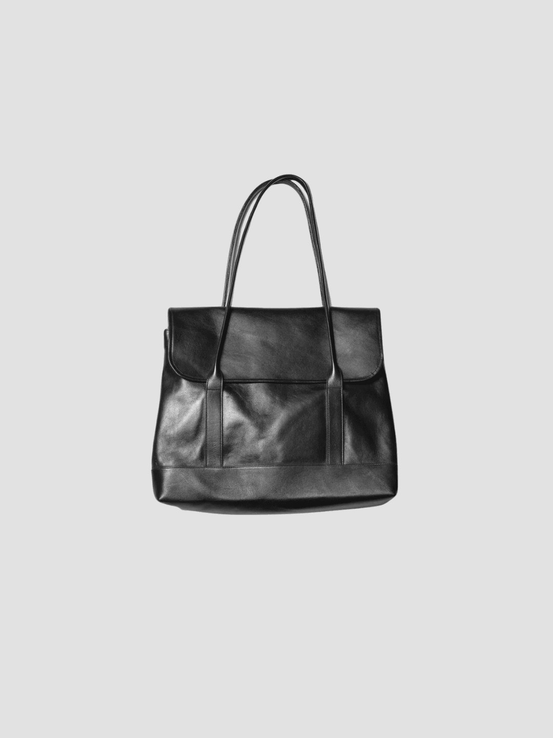 CCU ROUND TOTE BAG L SIZE BLACK(1/4)