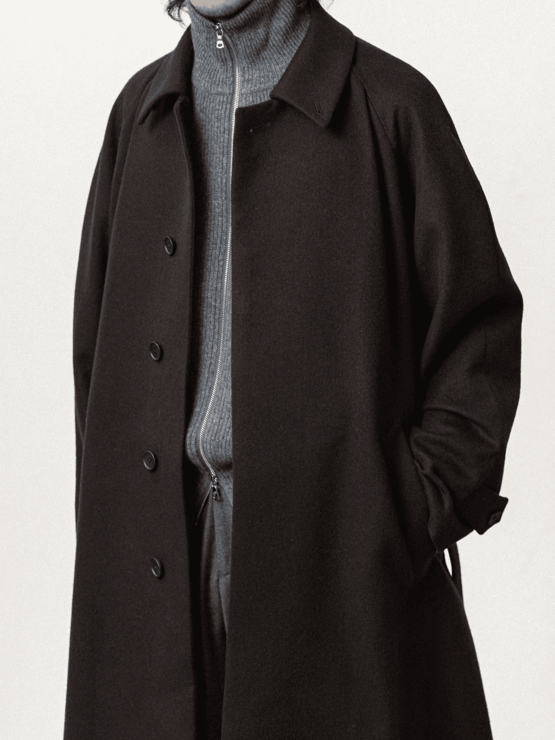 ssstein EXTRA FINE WOOL KNIT DRIVERS BLACK、GREY、MOCHA(5/7)