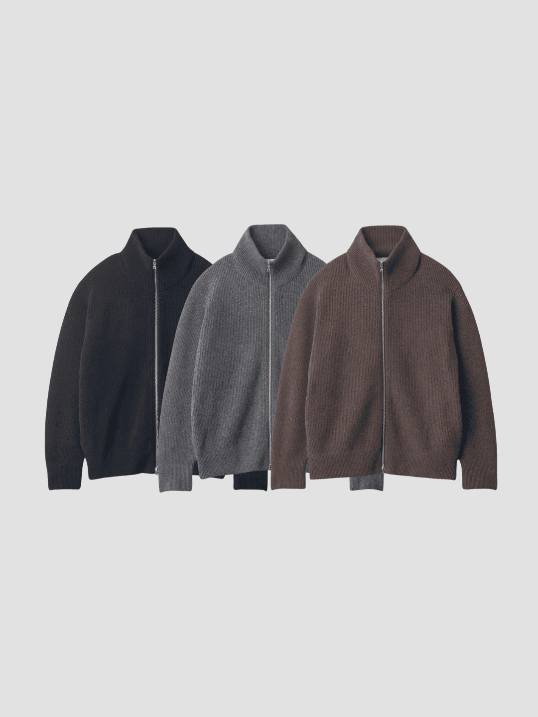 ssstein EXTRA FINE WOOL KNIT DRIVERS BLACK、GREY、MOCHA(1/7)