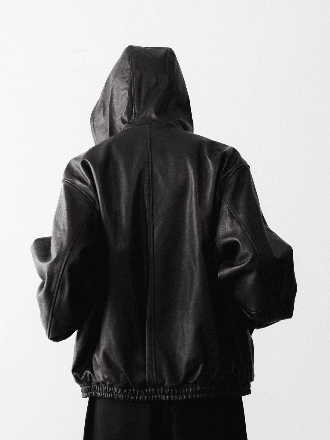 ssstein LAMB LEATER HOOD JACKET BLACK、GREY BROWN(9/9)