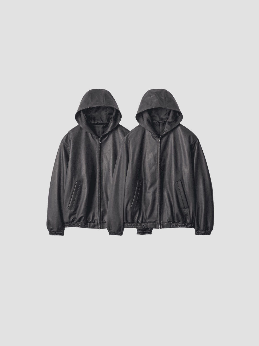 ssstein LAMB LEATER HOOD JACKET BLACK、GREY BROWN(1/9)