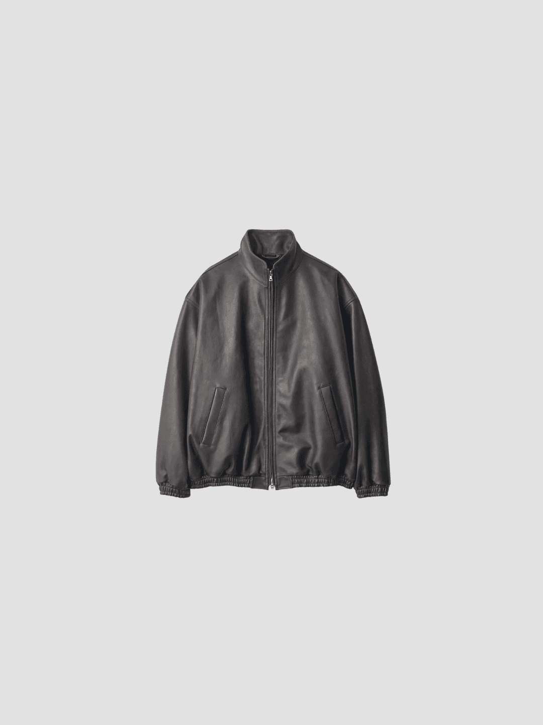 ssstein SHEEP LEATHER STAND COLLAR JACKET BLACK、VINTAGE BLACK、DARK BROWN(3/6)