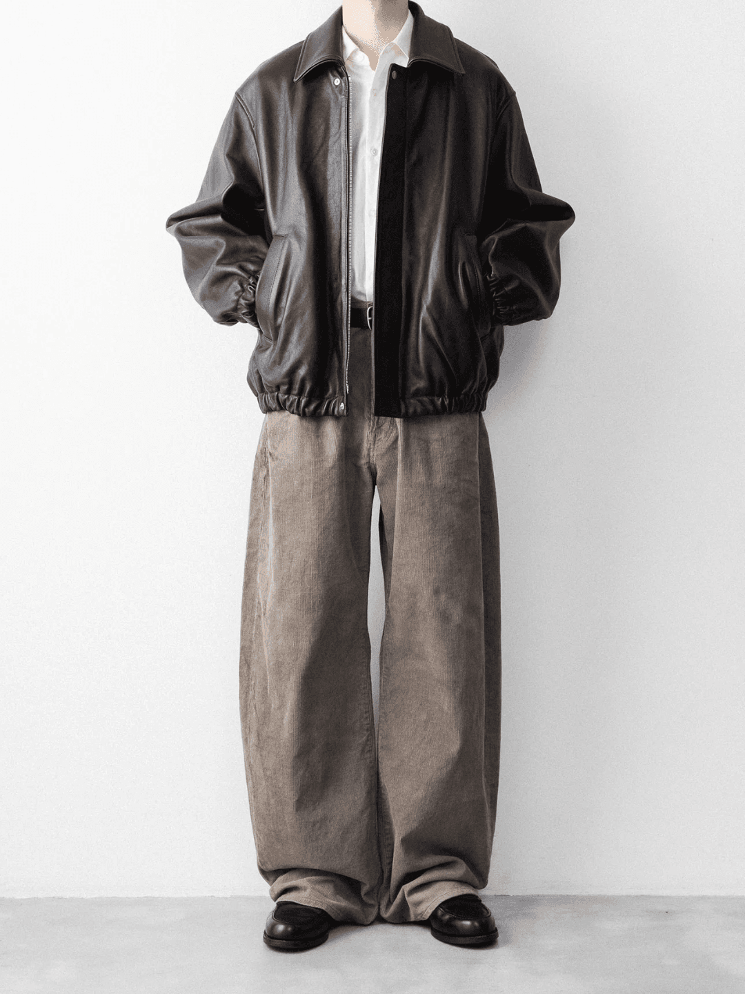 ssstein SHEEP LEATHER ZIP SHORT JACKET BLACK、VINTAGE BLACK、DARK BROWN(7/9)